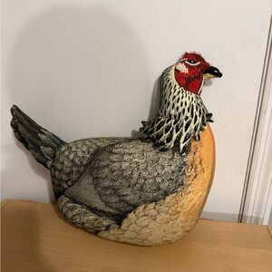 Decorative Chicken Pillow - Multicolor